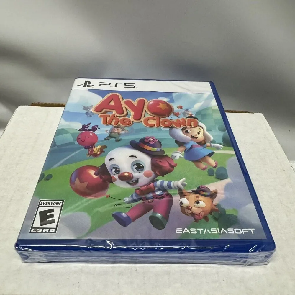Ayo The Clown PS5 Video Game Sony PlayStation 5 New Sealed E Eastasiasoft LRG